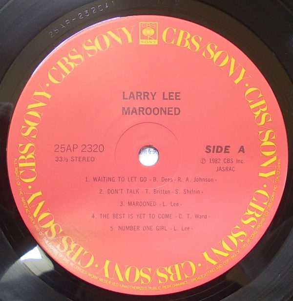 Larry Lee (3) - Marooned (Vinyl, LP, Album)