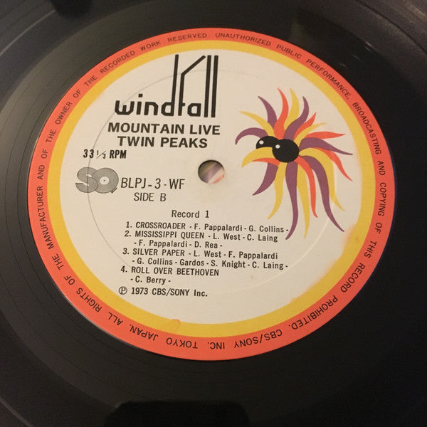 Mountain - Twin Peaks (2xVinyl, LP, Album, Quadraphonic) Near Mint (NM or M-) / Good Plus (G+)