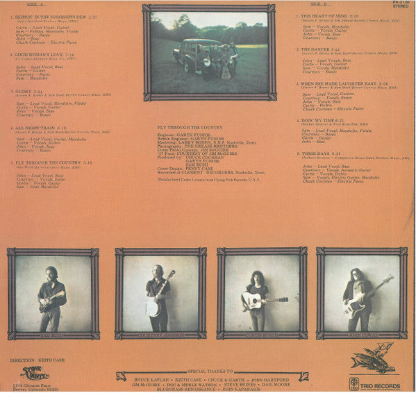 New Grass Revival - Fly Through The Country (Vinyl, LP, Album) Very Good Plus (VG+) / Very Good Plus (VG+)