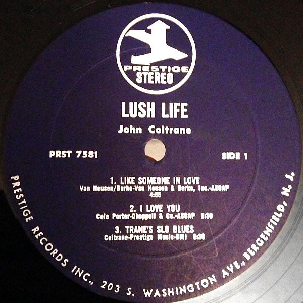 John Coltrane - Lush Life (Vinyl, LP, Album, Stereo, Reissue, Remastered) Very Good (VG) / Very Good (VG)