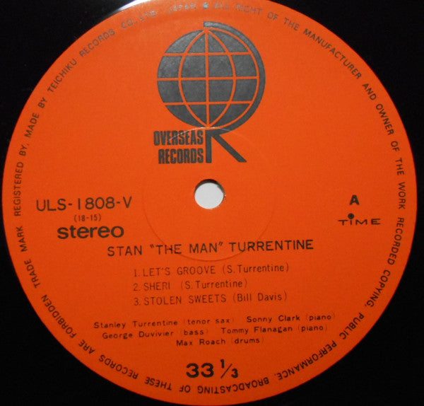 Stanley Turrentine - Stan "The Man" Turrentine (Vinyl, LP, Album, R...