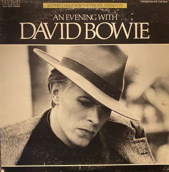 David Bowie - An Evening With David Bowie (Vinyl, LP, Partially Mixed, Promo, Stereo) Very Good Plus (VG+) / Good Plus (G+)