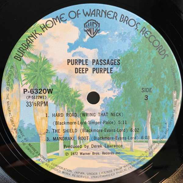 Deep Purple - Purple Passages = 紫の軌跡 (2xVinyl, LP, Compilation, Reissue, Stereo) Very Good (VG) / Good Plus (G+)