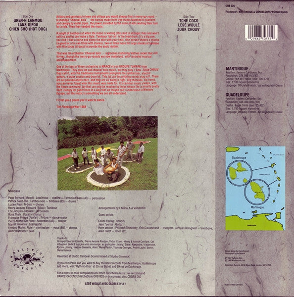 Marcé & Toumpak - Zouk Chouv' (Vinyl, LP, Album, Reissue) Very Good Plus (VG+) / Very Good Plus (VG+)