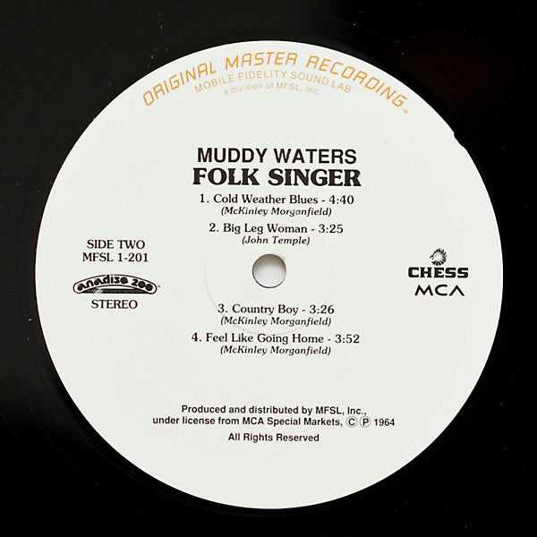 Muddy Waters - Folk Singer (Vinyl, LP, Album, Limited Edition, Numbered, Reissue, Stereo) Very Good Plus (VG+) / Near Mint (NM or M-)