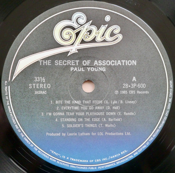 Paul Young - The Secret Of Association (Vinyl, LP, Album)