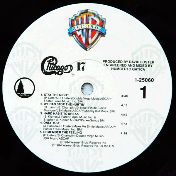 Chicago (2) - Chicago 17 (Vinyl, LP, Album, Limited Edition, Promo, Stereo) Very Good Plus (VG+) / Very Good Plus (VG+)