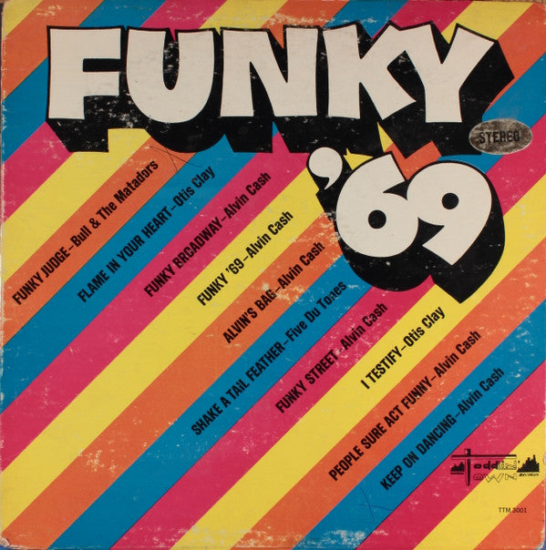 Various - Funky '69 (Vinyl, LP, Compilation, Stereo) Very Good (VG) / Fair (F)