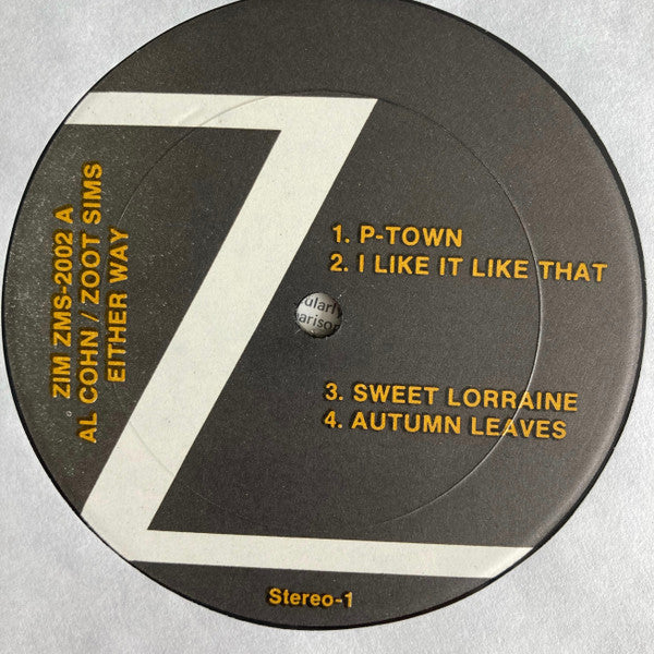 Al Cohn - Either Way (Vinyl, LP, Album, Reissue)