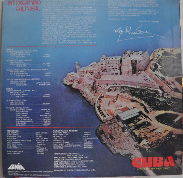 Tipica 73 - En Cuba - Intercambio Cultural (Vinyl, LP, Album, Stereo) Very Good (VG) / Very Good (VG)