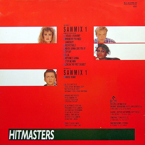 Hitmasters - Sawmix 1 (Vinyl, 12", Mixed, 45 RPM) Very Good Plus (VG+) / Very Good (VG)