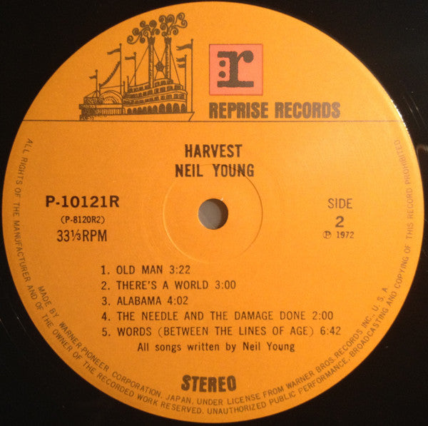 Neil Young - Harvest (Vinyl, LP, Album, Reissue, Stereo)