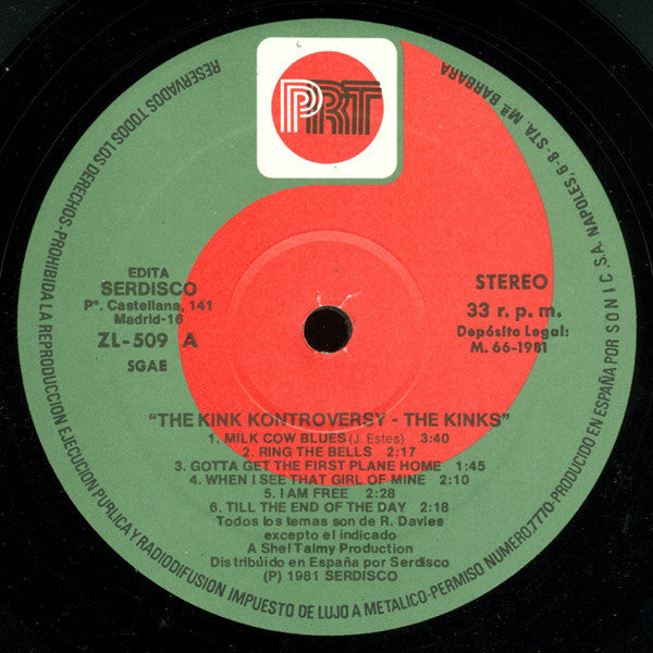 The Kinks - The Kink Kontroversy (Vinyl, LP, Album, Reissue) Very Good Plus (VG+) / Very Good Plus (VG+)