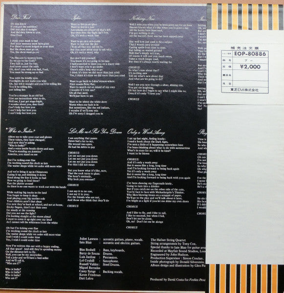 Juliet Lawson - Boo (Vinyl, LP, Album, Promo) Very Good Plus (VG+) / Good (G)