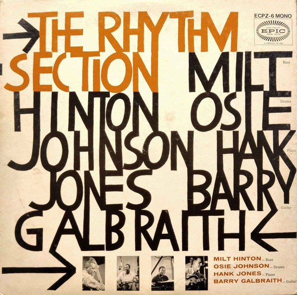 The Rhythm Section (7) - The Rhythm Section (Vinyl, LP, Album, Mono) Very Good (VG) / Very Good (VG)