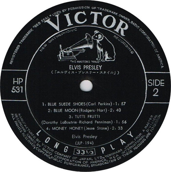 Elvis Presley - Elvis Presley (Vinyl, LP, 10", Compilation) Very Good (VG) / Very Good (VG)