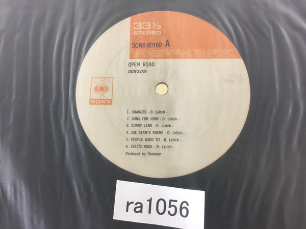 Donovan - Open Road (Vinyl, LP, Album, Stereo)