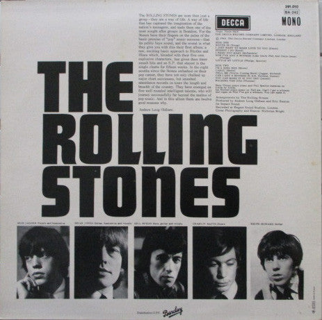The Rolling Stones - The Rolling Stones (Vinyl, LP, Album, Reissue, Mono) Very Good Plus (VG+) / Good (G)
