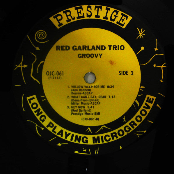 The Red Garland Trio - Groovy (Vinyl, LP, Album, Reissue, Mono) Very Good (VG) / Very Good (VG)