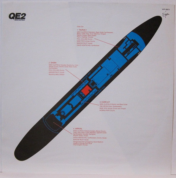 Mike Oldfield - QE2 (Vinyl, LP, Album, Stereo)