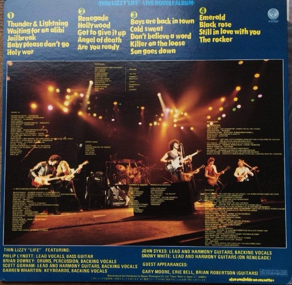 Thin Lizzy - Life Live (2xVinyl, LP, Album, Stereo) Very Good (VG) / Good Plus (G+)