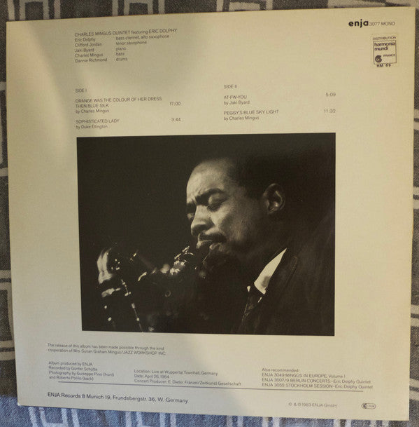 The Charles Mingus Quintet - Mingus In Europe Volume II (Vinyl, LP, Album, Mono) Very Good Plus (VG+) / Very Good Plus (VG+)