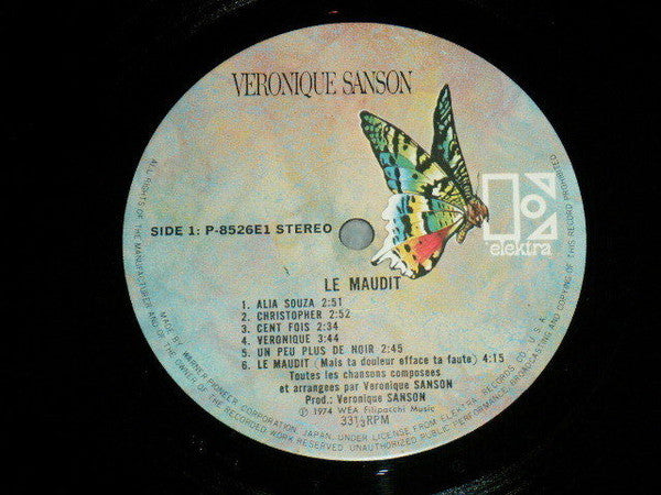 Véronique Sanson - Le Maudit (Vinyl, LP, Album) Very Good (VG) / Very Good (VG)