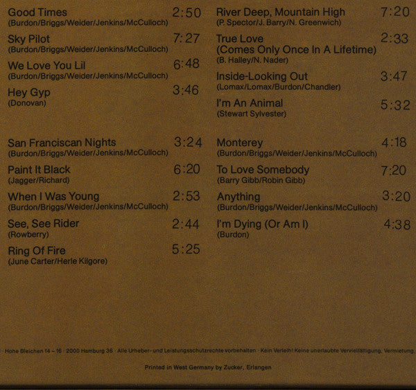 Eric Burdon - Starportrait (2xVinyl, Box Set, LP, Compilation, Reissue) Very Good Plus (VG+) / Good Plus (G+)