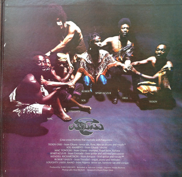 Osibisa - Osibisa = オシビサ (Vinyl, LP, Album, Stereo) Very Good Plus (VG+) / Very Good (VG)