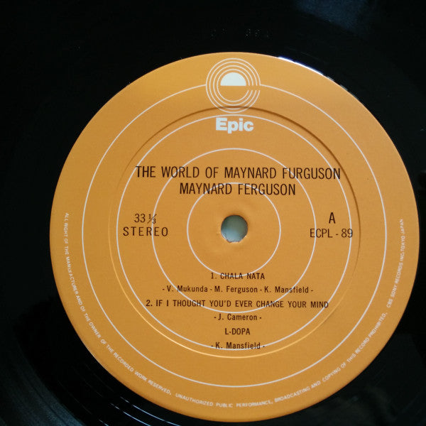 Maynard Ferguson - The World Of Maynard Furguson (Vinyl, LP) Very Good (VG) / Very Good (VG)