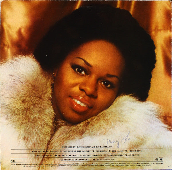 Deniece Williams - When Love Comes Calling (Vinyl, LP, Album) Very Good Plus (VG+) / Very Good (VG)