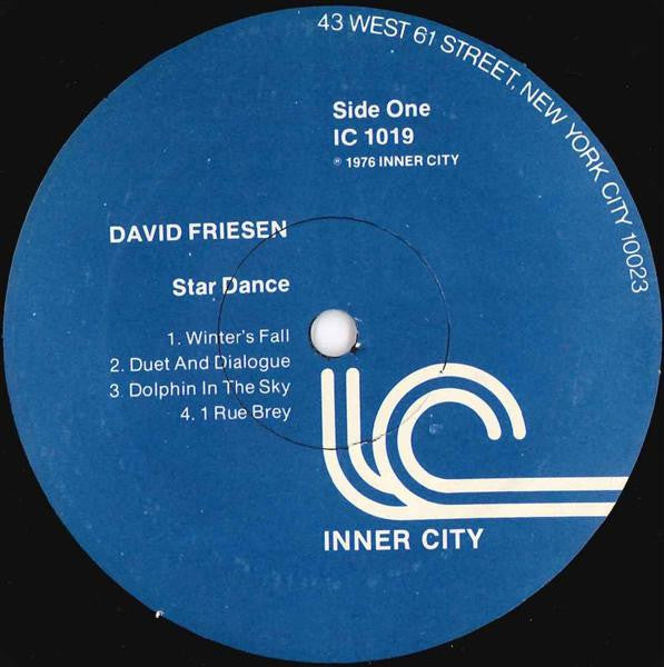 David Friesen - Star Dance (Vinyl, LP, Album) Very Good Plus (VG+) / Very Good Plus (VG+)