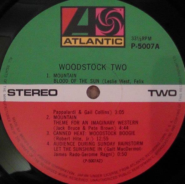 Various - Woodstock Two (2xVinyl, LP, Album, Reissue) Very Good (VG) / Very Good (VG)