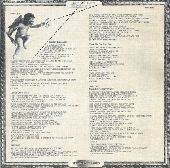 Electric Light Orchestra - Secret Messages (Vinyl, LP, Album, Stereo) Very Good Plus (VG+) / Very Good Plus (VG+)