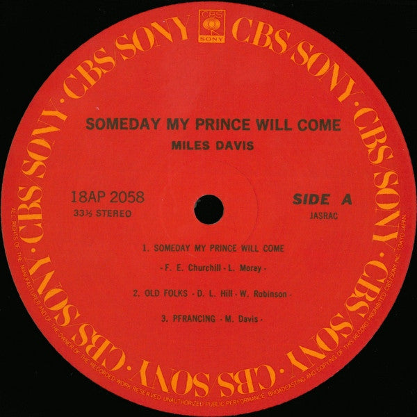 The Miles Davis Sextet - Someday My Prince Will Come (Vinyl, LP, Al...