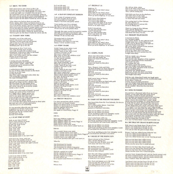 Bob Dylan - Bob Dylan (Vinyl, LP, Album, Reissue, Stereo) Very Good Plus (VG+) / Very Good (VG)