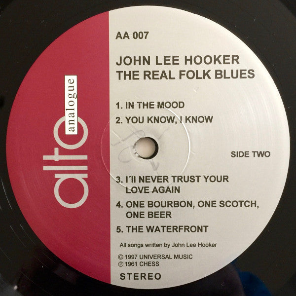 John Lee Hooker - The Real Folk Blues (Vinyl, LP, Album, Reissue, Remastered) Near Mint (NM or M-) / Near Mint (NM or M-)