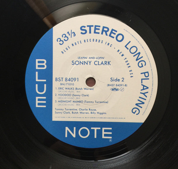 Sonny Clark - Leapin' And Lopin' (Vinyl, LP, Album, Reissue, Stereo) Near Mint (NM or M-) / Very Good Plus (VG+)