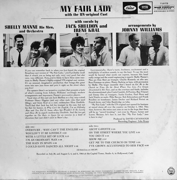 Shelly Manne - My Fair Lady (Vinyl, LP) Very Good (VG) / Very Good Plus (VG+)