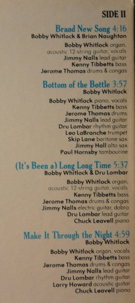 Bobby Whitlock - Rock Your Sox Off (Vinyl, LP, Album) Very Good (VG) / Very Good Plus (VG+)