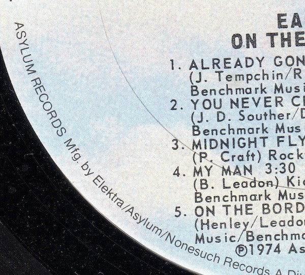 Eagles - On The Border (Vinyl, LP, Album, Stereo) Very Good (VG) / Good Plus (G+)