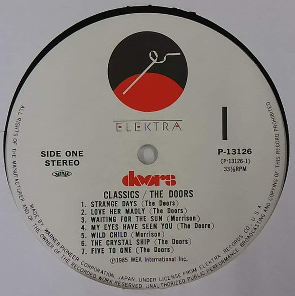 The Doors - Classics (Vinyl, LP, Compilation) Very Good Plus (VG+) / Very Good (VG)