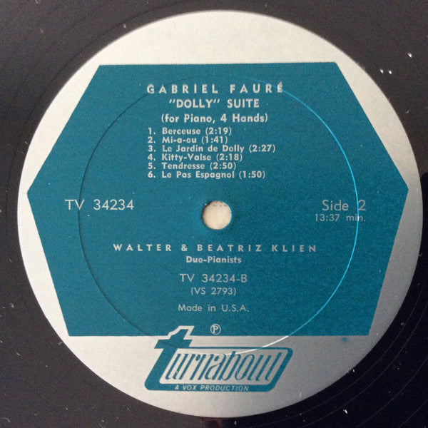 Claude Debussy - Petite Suite / En Blanc Et Noir / "Dolly" Suite (Vinyl, LP, Stereo) Good Plus (G+) / Very Good Plus (VG+)