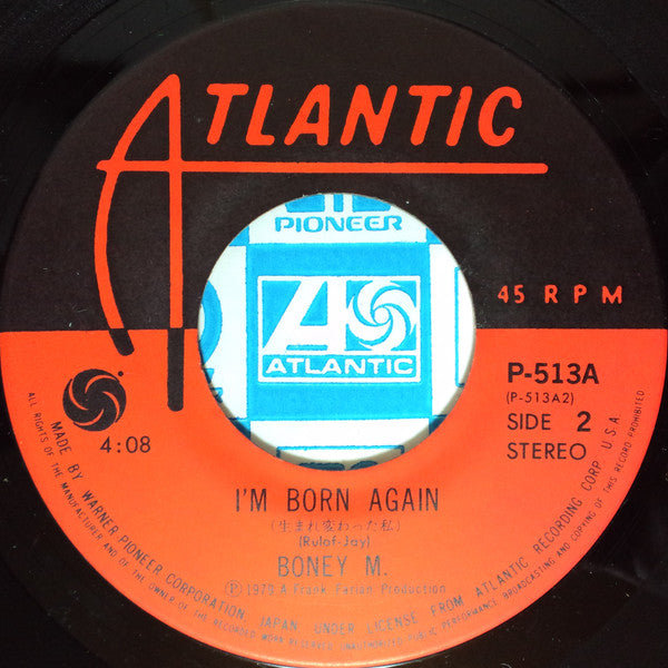 Boney M. - Bahama Mama / I'm Born Again (Vinyl, 7", Single, 45 RPM) Very Good Plus (VG+) / Very Good Plus (VG+)