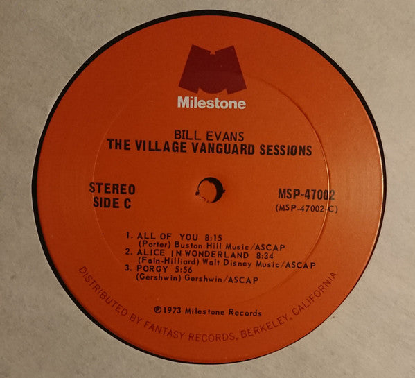 Bill Evans - The Village Vanguard Sessions (2xVinyl, LP, Compilation, Reissue, Stereo) Very Good Plus (VG+) / Good Plus (G+)