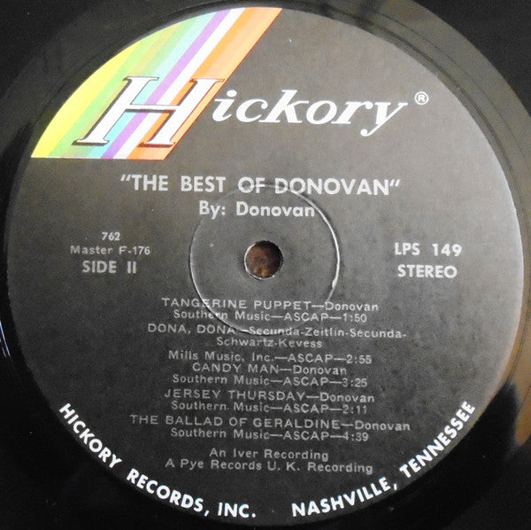Donovan - The Best Of Donovan (Vinyl, LP, Compilation) Very Good Plus (VG+) / Very Good (VG)