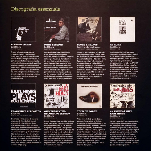 Earl Hines - Once Upon A Time (Vinyl, LP, Album, Reissue, Stereo) Very Good (VG) / Very Good Plus (VG+)