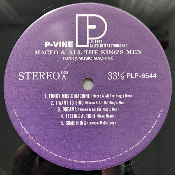 Maceo & All The King's Men - Funky Music Machine (Vinyl, LP, Album, Reissue) Very Good (VG) / Very Good Plus (VG+)