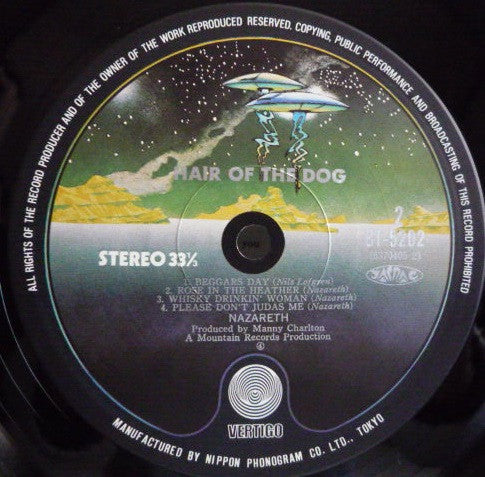 Nazareth (2) - Hair Of The Dog (Vinyl, LP, Album, Reissue) Near Mint (NM or M-) / Very Good Plus (VG+)