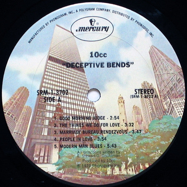 10cc - Deceptive Bends (Vinyl, LP, Album, Stereo) Very Good Plus (VG+) / Very Good Plus (VG+)
